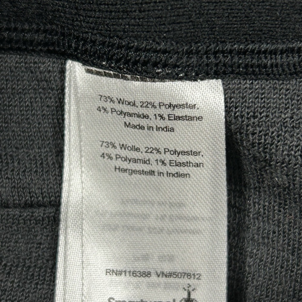 Smartwool Intraknit Pants Mens Large Black Merino Wool Blend Athletic Joggers - Picture 3 of 8